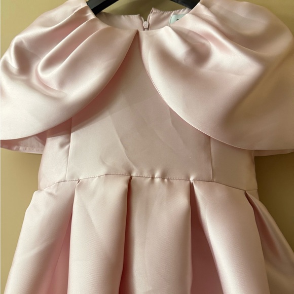 Elegant Light Pink Kids Formal Dress - Picture 2 of 4